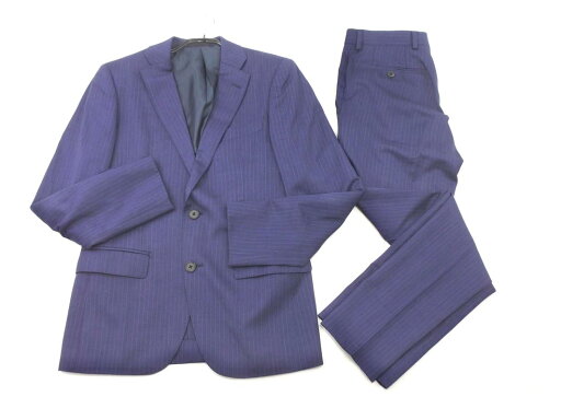 ONLY オンリー ストライプ セットアップ ジャケット パンツ スーツ size165Y/紺 ■◇ ☆ fib9 メンズ【USED】【中古】【古着】【ブランド古着買取・販売ABJ】 ONLY オンリー ストライプ セットアップ ジャケット パンツ スーツ size165Y/紺 ■◇ ☆ fib9 メンズ【USED】【中古】【古着】【ブランド古着買取・販売ABJ】