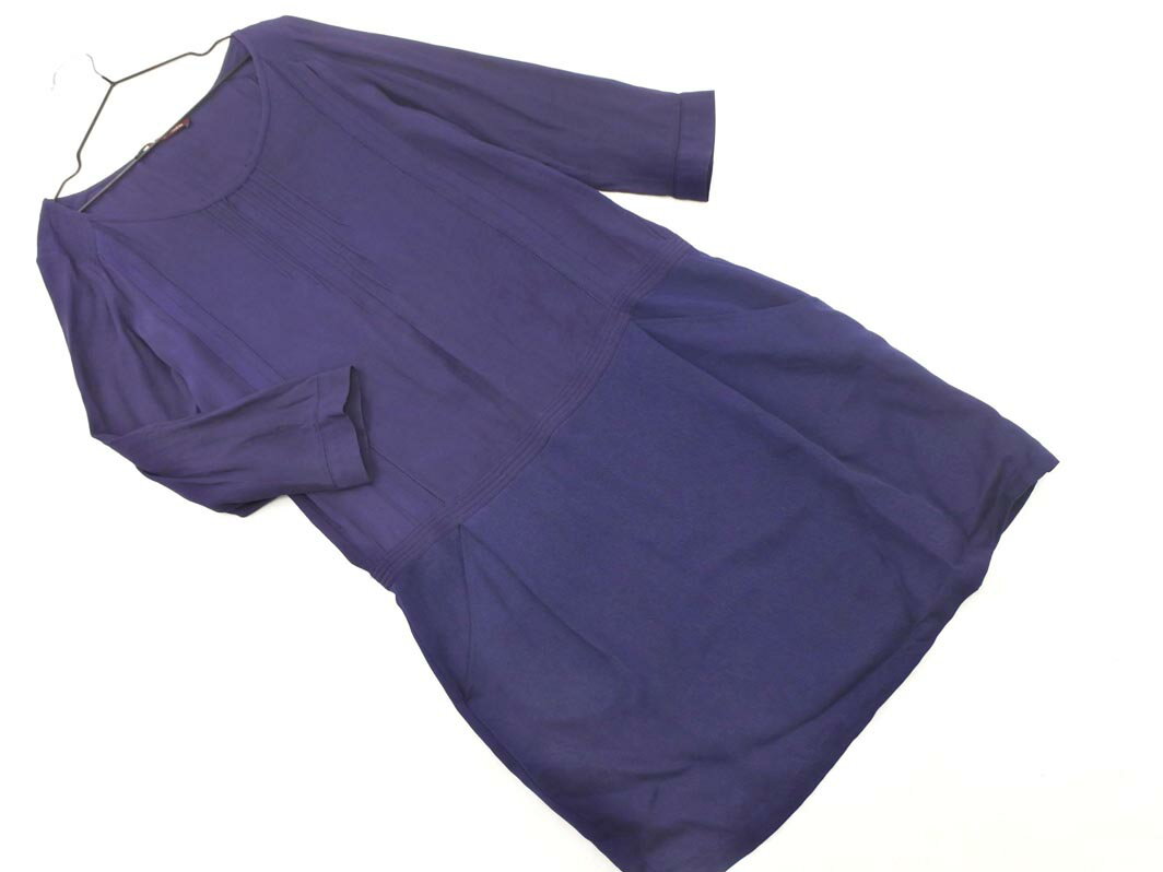 COMPTOIR DES COTONNIERS コントワーデコトニエ ドッキング ワンピース size36/紺 ■◇ ☆ fgc9 レディー..