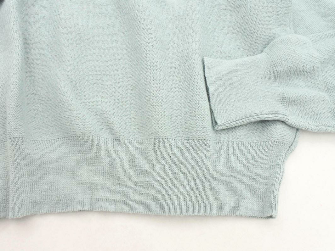 OPAQUE オペーク ウール混 ニット セーター sizeM/ブルーグレー ◇■ ☆ flc6 レディース【USED】【中古】【古着】【ブランド古着買取・販売ABJ】