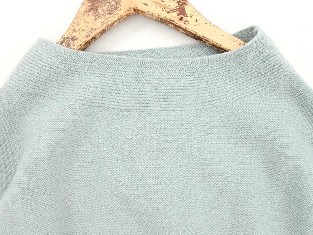 OPAQUE オペーク ウール混 ニット セーター sizeM/ブルーグレー ◇■ ☆ flc6 レディース【USED】【中古】【古着】【ブランド古着買取・販売ABJ】