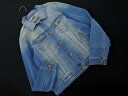 ZARA Girls ザラガールズ USED加工 Gジャン デニム ジャケット 164cm 青 ■◇ ☆ fdc1 【USED】【中古】【古着】【ブランド古着買取・販売ABJ】(4)