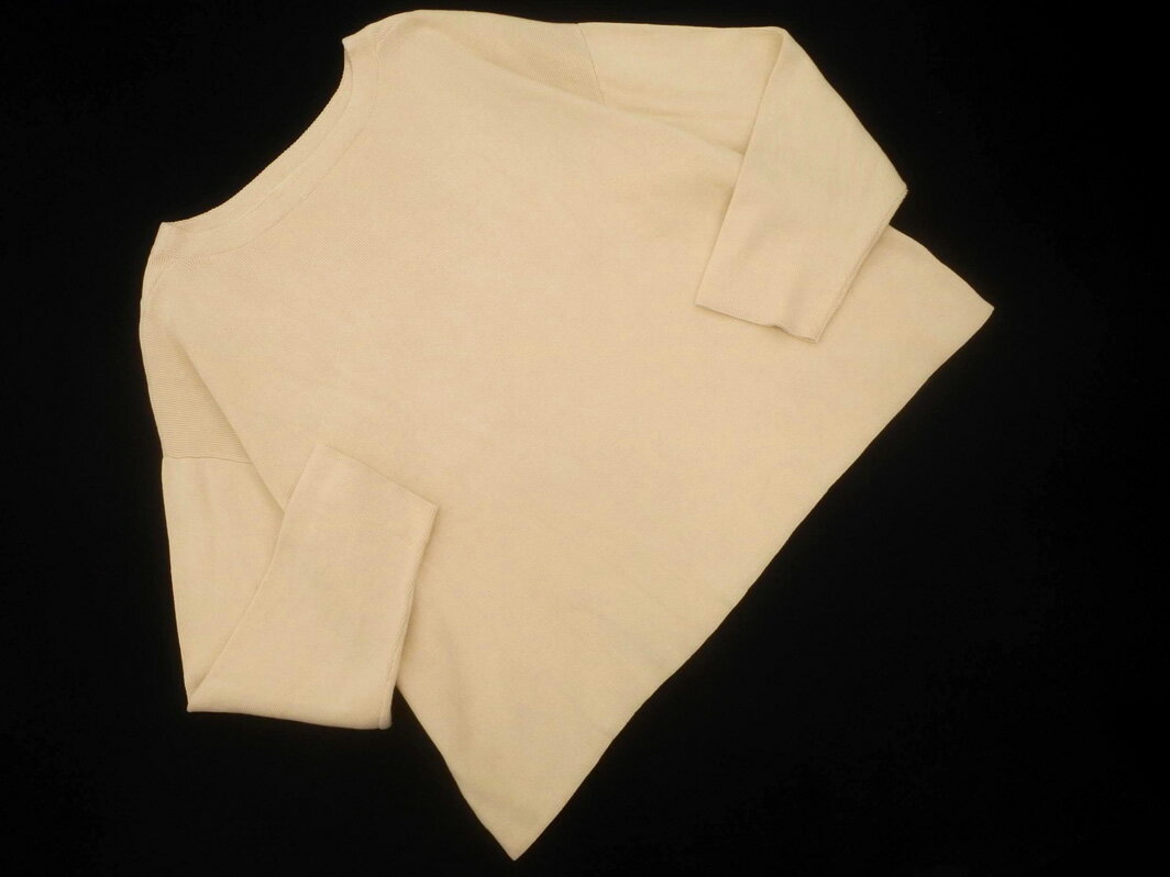 studio CLIP スタジオクリップ ボートネック ニット セーター sizeF/アイボリー ◇■ ☆ fjc8 レディース..