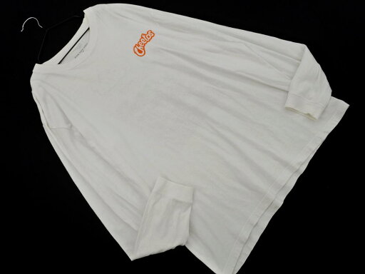 BEAUTY & YOUTH ビューティ&ユース ユナイテッドアローズ チートス プリント カットソー sizeF/白 ■◇ ☆ fbc7 レディース【USED】【中古】【古着】【ブランド古着買取・販売ABJ】 BEAUTY & YOUTH ビューティ&ユース ユナイテッドアローズ チートス プリント カットソー sizeF/白 ■◇ ☆ fbc7 レディース【USED】【中古】【古着】【ブランド古着買取・販売ABJ】