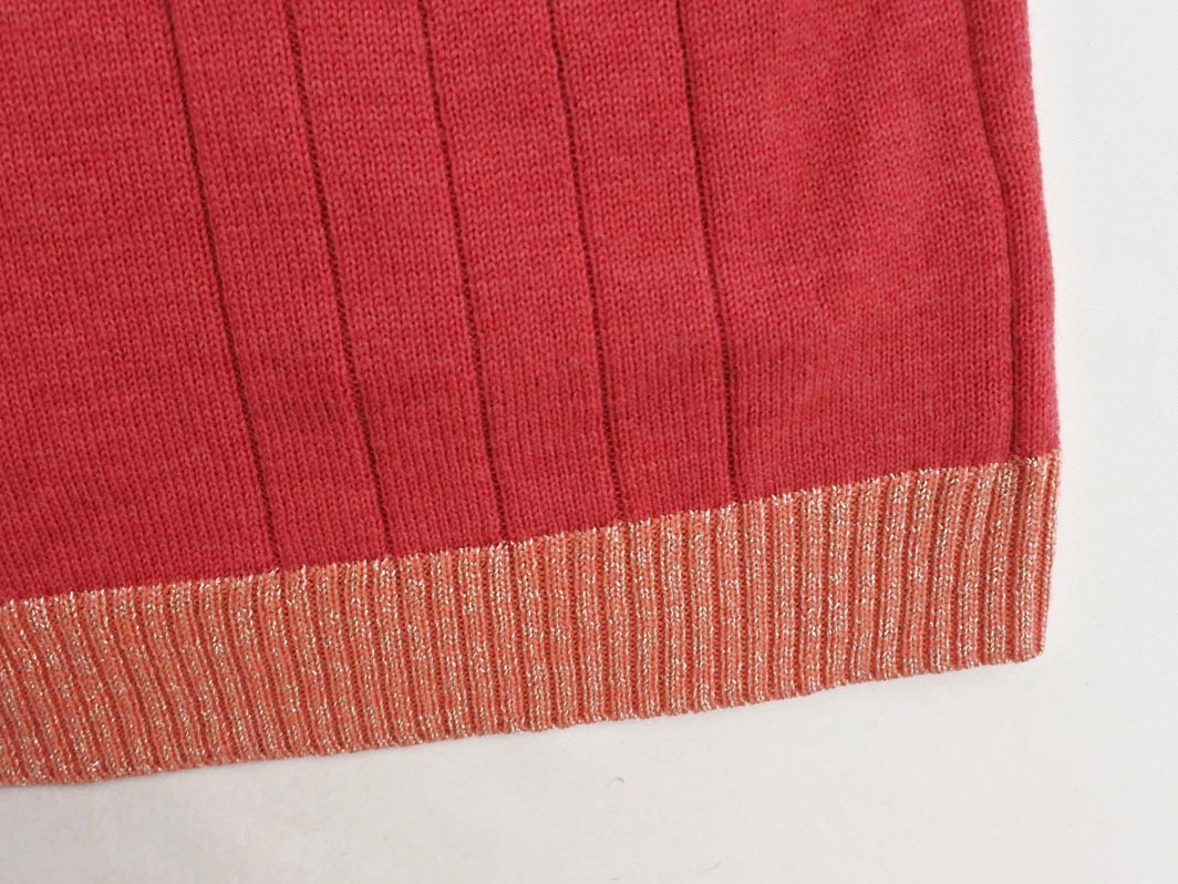 ensuite エンスウィート ウール混 ラメ リブ ニット ワンピース sizeM/ピンク ◇■ ☆ fkb0 レディース【USED】【中古】【古着】【ブランド古着買取・販売ABJ】