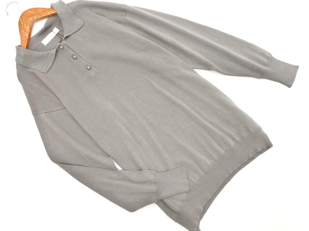 新品 patterntorso パターントルソ アンティカ ニット ポロシャツ sizeF/グレー ◇■ ☆ fjc8 レディース..