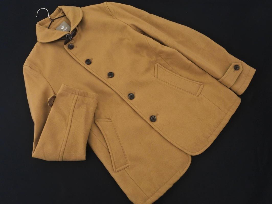 nano universe ナノユニバース ジャケット ベージュ ◇■ ☆ eib2 メンズ【USED】【中古】【古着】【ブランド古着買取・販売ABJ】