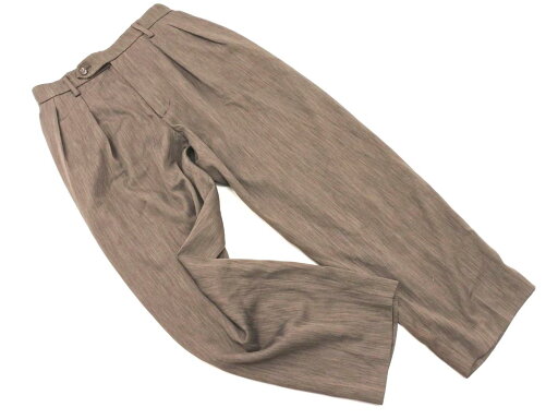 WYM LIDNM ウィムバイリドム タック テーパード パンツ sizeM/茶 ■■ ☆ fcc8 メンズ【USED】【中古】【古着】【ブランド古着買取・販売ABJ】 WYM LIDNM ウィムバイリドム タック テーパード パンツ sizeM/茶 ■■ ☆ fcc8 メンズ【USED】【中古】【古着】【ブランド古着買取・販売ABJ】