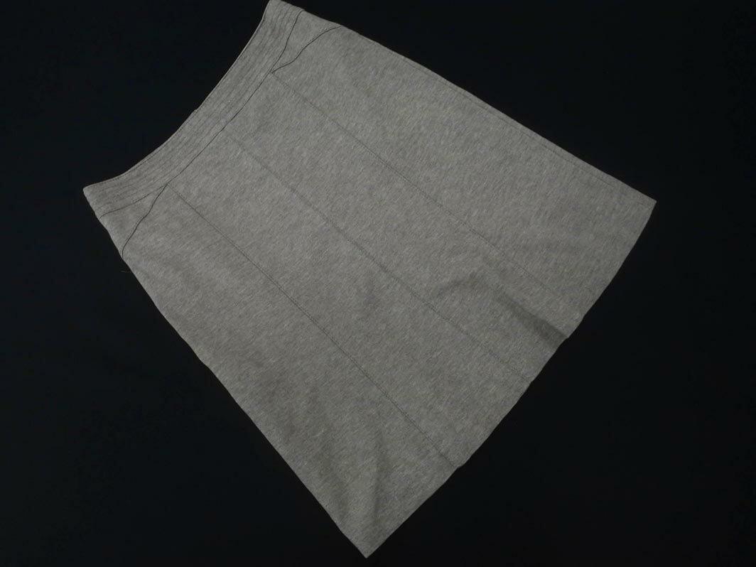 23区 ひざ丈 スカート size34/グレー ■◇ ☆ fgc9 レディース【USED】【中古】【古着】【ブランド古着買取・販売ABJ】