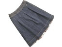 THE SCOTCH HOUSE スコッチハウス Aライン 台形 デニムスカート size38/インディゴ ■■ ☆ ffb6 レディース【USED】【中古】【古着】【ブランド古着買取・販売ABJ】(4)