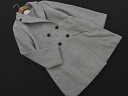 E Hyphen World gallery イーハイフンワールドギャラリー ダブルボタン コート sizeF/グレー ◇■ ☆ faa8 レディース【USED...