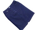 QUEENS COURT クイーンズコート タイト デニムスカート size2/紺 ■■ ☆ fdb7 レディース【USED】【中古】【古着】【ブランド古着買取...