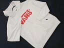 VANS バンズ ロゴ プルオーバー パーカー sizeM/白 ◇■ ☆ fbc6 メンズ【USED】【中古】【古着】【ブランド古着買取・販売ABJ】