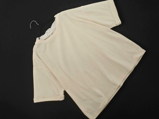 ehka sopo SM2 エヘカソポ サマンサモスモス レース プルオーバー カットソー sizeF/アイボリーx白 ■◆ ☆ fhb8 レディース【USED】【中古】【古着】【ブランド古着買取・販売ABJ】 ehka sopo SM2 エヘカソポ サマンサモスモス レース プルオーバー カットソー sizeF/アイボリーx白 ■◆ ☆ fhb8 レディース【USED】【中古】【古着】【ブランド古着買取・販売ABJ】
