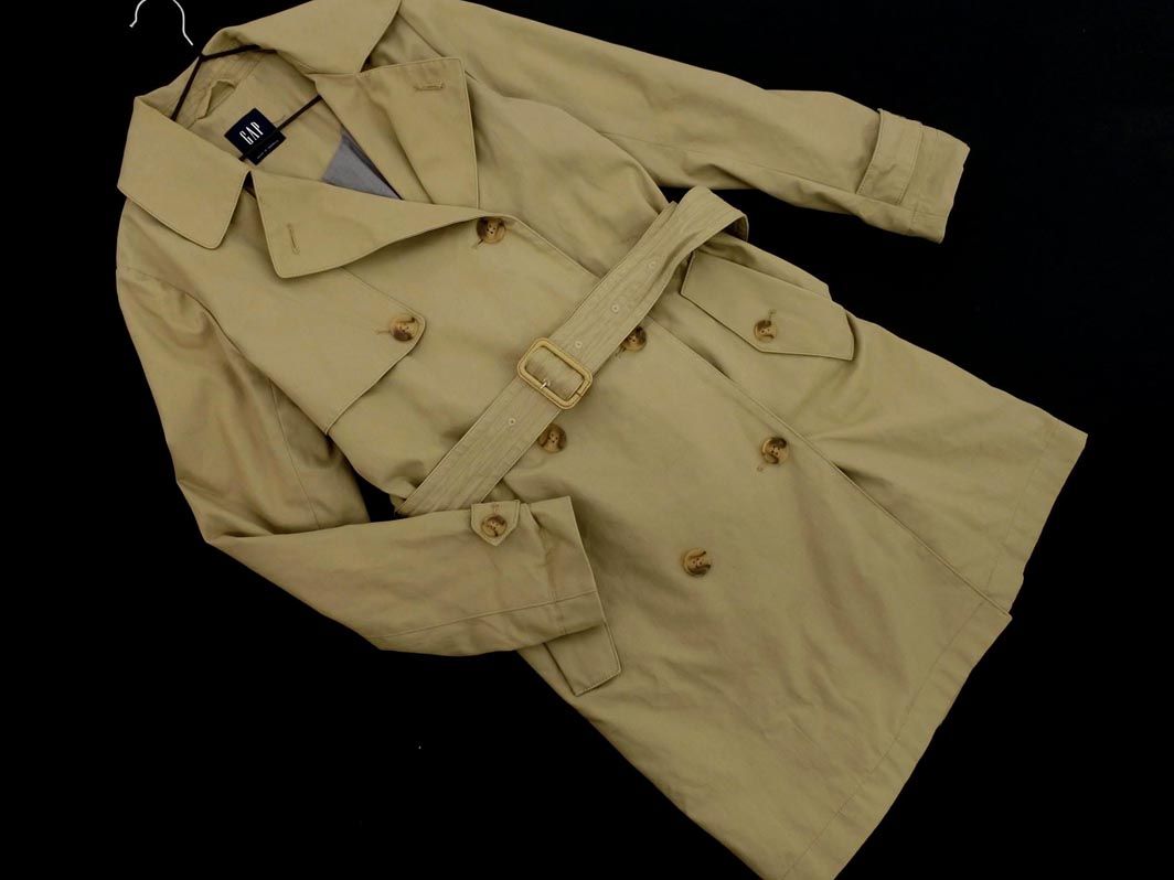 GAP ギャップ トレンチ コート sizeXS/ベージュ ◇■ ☆ eja3 レディース【USED】【中古】【古着】【ブランド古着買取・販売ABJ】