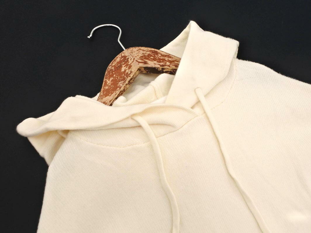 JILLSTUART ジルスチュアート パーカー ニット セーター sizeFR/アイボリー ■◇ ☆ gea1 レディース【USED】【中古】【古着】【ブランド古着買取・販売ABJ】 furugi-abj-11162919 ブランド古着ならABJ サンプル画像2