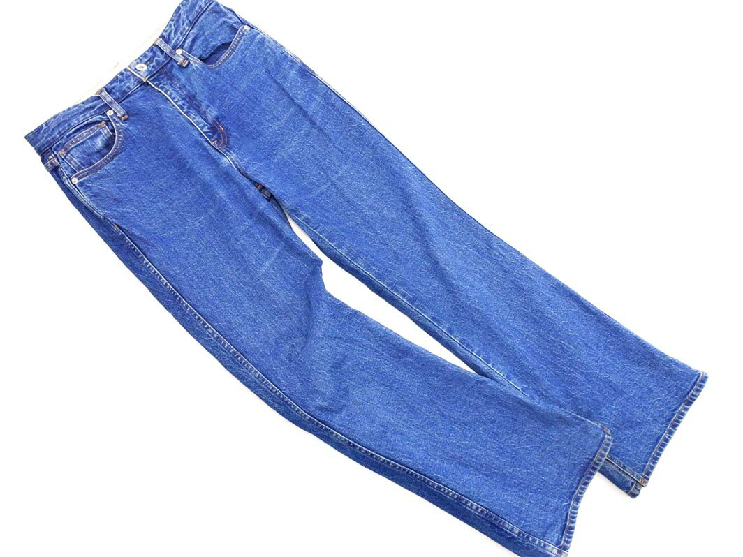 green label relaxing グリーンレーベルリラクシング ユナイテッドアローズ フレア デニムパンツ size38/青 ■■ ☆ fga1 レディース【USED】【中古】【古着】【ブランド古着買取・販売ABJ】