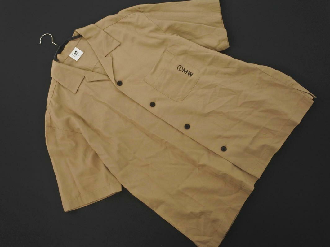 GU ジーユー SOPH ソフ コラボ 半袖 シャツ sizeS/ベージュ ■◆ ☆ fgb7 メンズ【USED】【中古】【古着】【ブランド古着買取・販売ABJ】