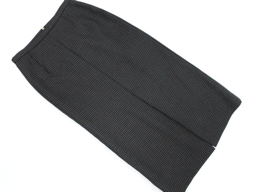 DRESSTERIOR ドレステリア 千鳥柄 ロング スカート size38/紺 ◇■ ☆ ehc8 レディース【USED】【中古】【古着】【ブランド古着買取・販売ABJ】