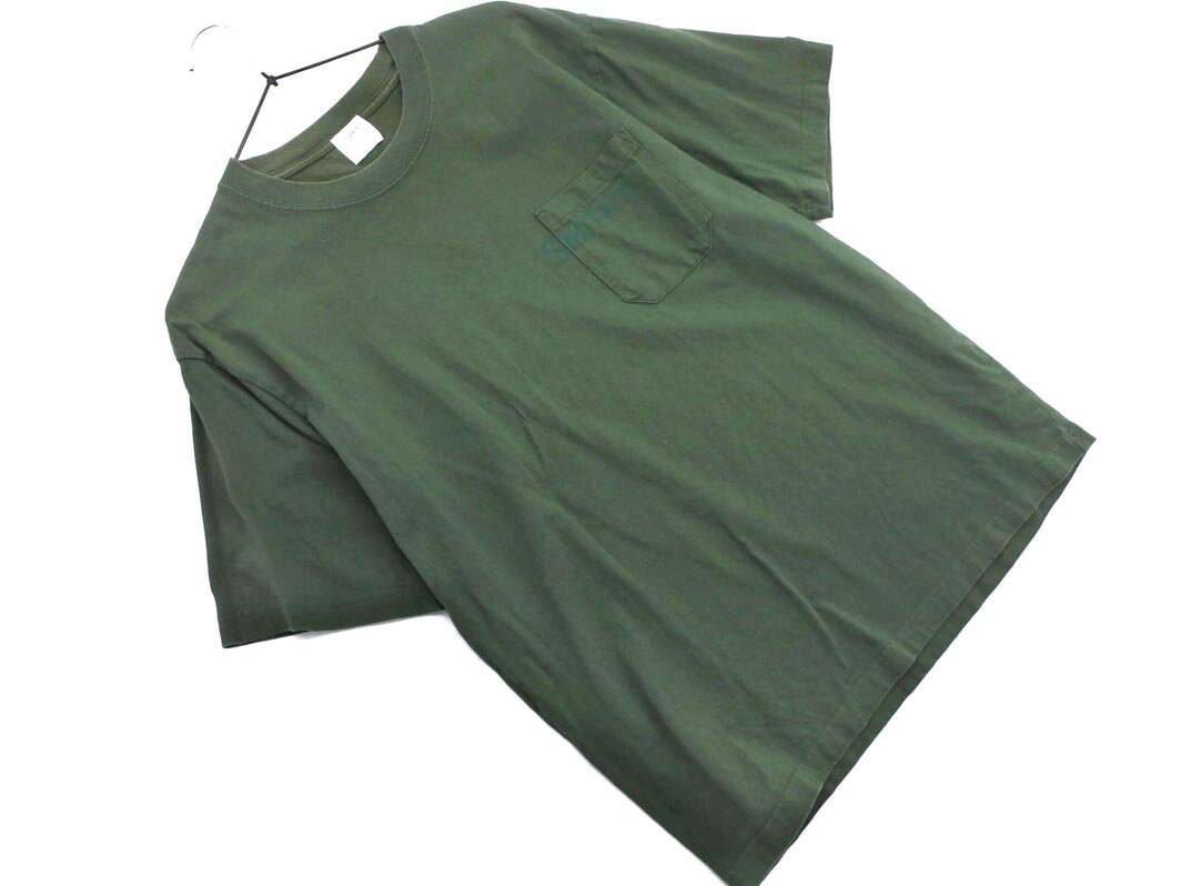 ネコポスOK coen コーエン 胸ポケット Tシャツ sizeS/緑 ■◆ ☆ ffa9 メンズ【USED】【中古】【古着】【ブランド古着買取・販売ABJ】