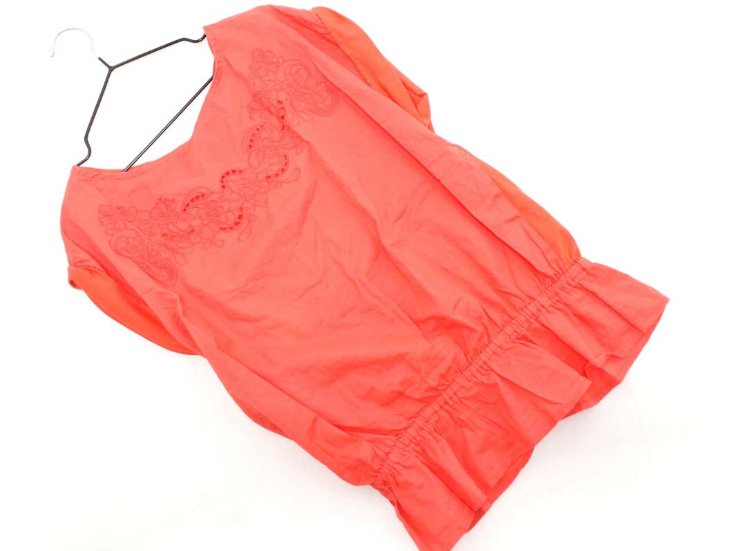 ネコポスOK VIS ビス ノースリーブ カットソー sizeM/赤 ■◆ ☆ fdc1 レディース【USED】【中古】【古着】【ブランド古着買取・販売ABJ】