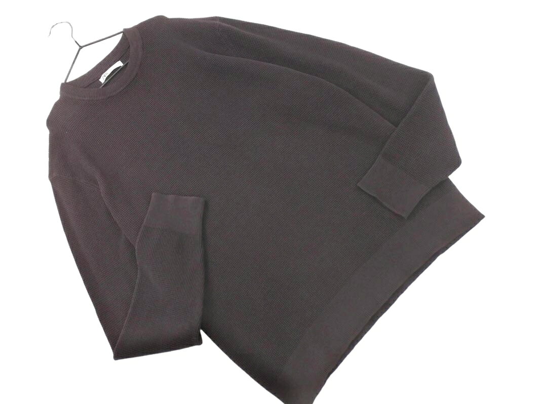 ZARA ザラ ワッフル ニット セーター sizeS/チャコール ■◇ ☆ gec0 レディース