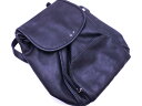 ZARA ザラ レザー 巾着 リュック バッグ 黒 ■■ ☆ fba4 レディース【USED】【中古】【古着】【ブランド古着買取・販売ABJ】