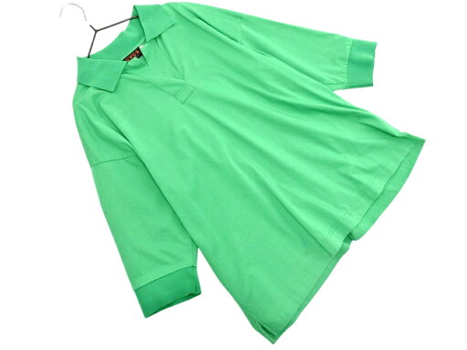 ネコポスOK EVEX by KRIZIA エヴェックスバイクリツィア ポロ カットソー size40/緑 ■◆ ☆ ffc4 レディース【USED】【中古】【古着】【ブランド古着買取・販売ABJ】 ネコポスOK EVEX by KRIZIA エヴェックスバイクリツィア ポロ カットソー size40/緑 ■◆ ☆ ffc4 レディース【USED】【中古】【古着】【ブランド古着買取・販売ABJ】