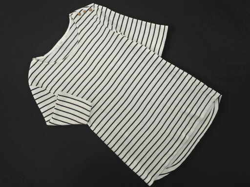 INDEX インデックス ボーダー カットソー sizeM/白x黒 ■◆ ☆ fdd0 レディース【USED】【中古】【古着】【ブランド古着買取・販売ABJ】 INDEX インデックス ボーダー カットソー sizeM/白x黒 ■◆ ☆ fdd0 レディース【USED】【中古】【古着】【ブランド古着買取・販売ABJ】