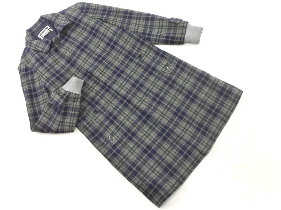 KIIT キート ウール100% チェック チェスター コート size1/グレーx紺x緑 ◇■ ☆ fjc1 メンズ 品質タグがありませんので、素材の詳細は不明です。商品に目立つヨゴレなど無く、USEDとして良い状態です。 表記サイズ：1 実寸サイズ： 肩幅3949cm身幅（脇下）94cm後ろ着丈（襟元より）-全長62cm袖丈- グレーx紺x緑 ★素材は画像にてご確認ください。（画像にない場合は基本的に不明となります） ネコポスについて： ネコポスOKとタイトルに記載されていない商品はネコポス対象外となっております。 →ネコポス・送料について ご注意： お品の状態に関しては個人差がありますので神経質な方はご遠慮ください。 写真の色はご覧のモニターにより実際の色や明るさ等と異なって見える場合があります。あらかじめご了承ください。 →ご注文に関してのご注意