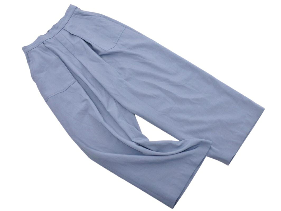 simplicite シンプリシテェ ワイド ベイカー パンツ 青 ■■ ☆ fhb8 レディース【USED】【中古】【古着】【ブランド古着買取・販売ABJ】