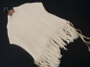 who's who Chico フーズフーチコ リブ サイドリボン ニット ベスト sizeF/アイボリー ◇■ ☆ ekc7 レディース【USED】...