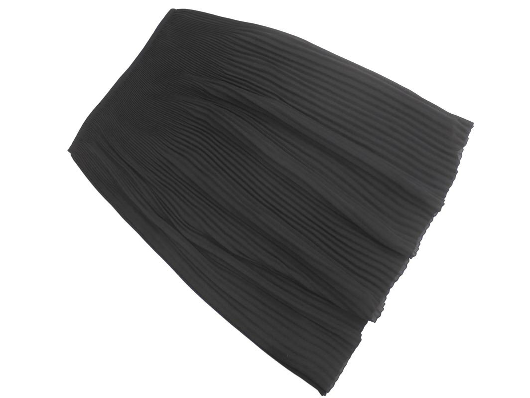 ネコポスOK UNTITLED アンタイトル プリーツ スカート size2/黒 ■◇ ☆ fec9 レディース【USED】【中古】【古着】【ブランド古着買取・販売ABJ】