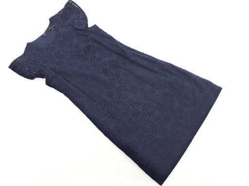 BANANA REPUBLIC バナナリパブリック カットワーク 総レース ワンピース size2/紺 ■◆ ☆ fgb5 レディース【USED】【中古】【古着】【ブランド古着買取・販売ABJ】 BANANA REPUBLIC バナナリパブリック カットワーク 総レース ワンピース size2/紺 ■◆ ☆ fgb5 レディース【USED】【中古】【古着】【ブランド古着買取・販売ABJ】