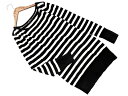 MISCH MASCH ミッシュマッシュ ボーダー ニット セーター size38/白x黒 ◇■ ☆ ekc2 レディース【USED】【中古】【古着】【ブランド古着買取・販売ABJ】(4)