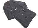 WORLD WORKERS ワールドワーカーズ リネン混 コート sizeM/チャコール ■◇ ☆ fec9 メンズ【USED】【中古】【古着】【ブランド古着買...