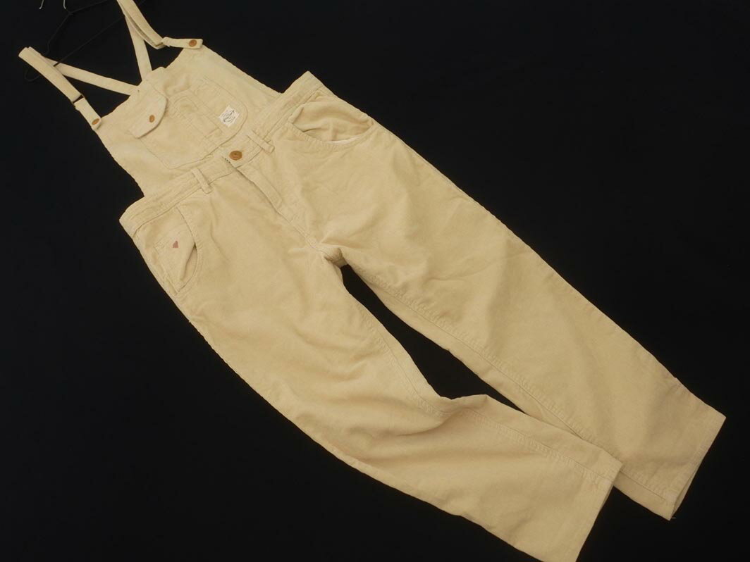 w closet ダブルクローゼット コーデュロイ 2WAY サロペット オーバーオール sizeM/ベージュ ◇■ ☆ fcb2 レディース【USED】【中古】【古着】【ブランド古着買取・販売ABJ】