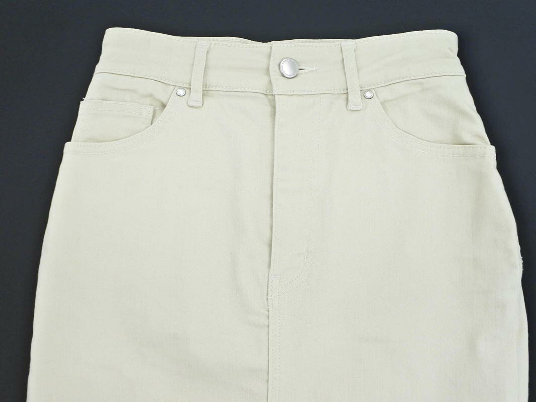 nano universe ナノユニバース ストレッチ ロング タイト スカート size36/ライトベージュ ■■ ☆ gfc3 レディース【USED】【中古】【古着】【ブランド古着買取・販売ABJ】 furugi-abj-11191283 ブランド古着ならABJ サンプル画像3