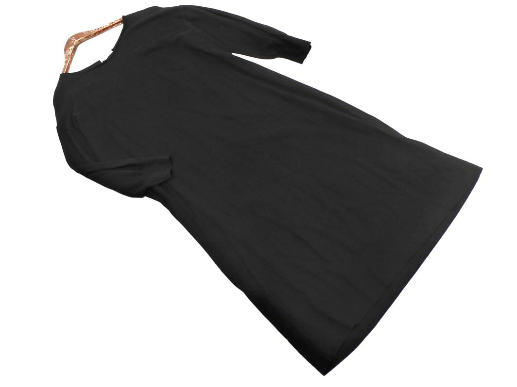 OPAQUE オペーク CLIP Iライン ニット ワンピース sizeL/黒 ◇■ ☆ fhc2 レディース【USED】【中古】【古着】【ブランド古着買取・販売ABJ】