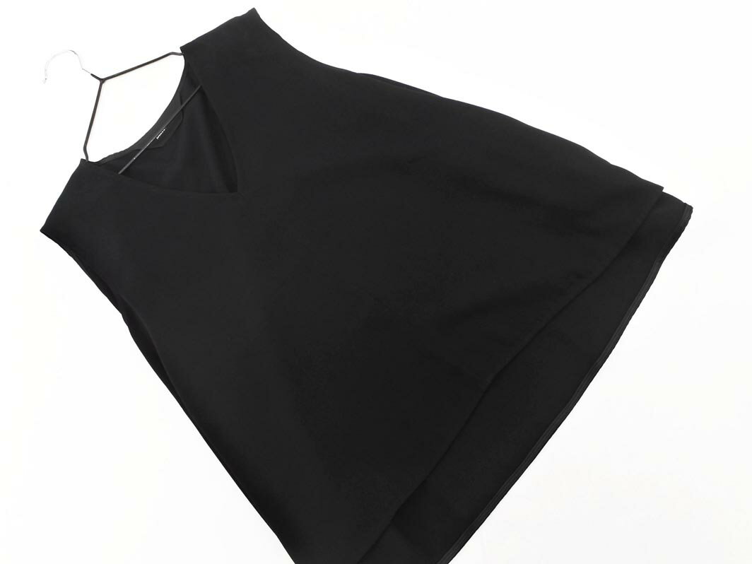 JOURNAL STANDARD ジャーナルスタンダード ノースリーブ ブラウス シャツ size38/黒 ■◆ ☆ fec8 レディース【USED】【中古】【古着】【ブランド古着買取・販売ABJ】