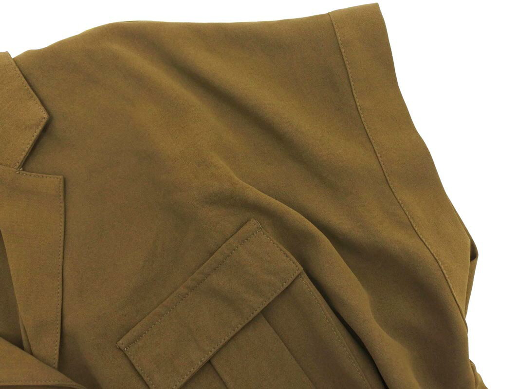 オリーブデオリーブ 半袖 シャツ ワンピース sizeM/カーキ ■◆ ☆ fhb2 レディース【USED】【中古】【古着】【ブランド古着買取・販売ABJ】