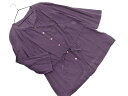 ネコポスOK EVEX by KRIZIA エヴェックスバイクリツィア バンドカラー ブラウス シャツ size44/紫 ■◇ ☆ fgb8 レディース【USED】【中古】【古着】【ブランド古着買取・販売ABJ】|詳細画像