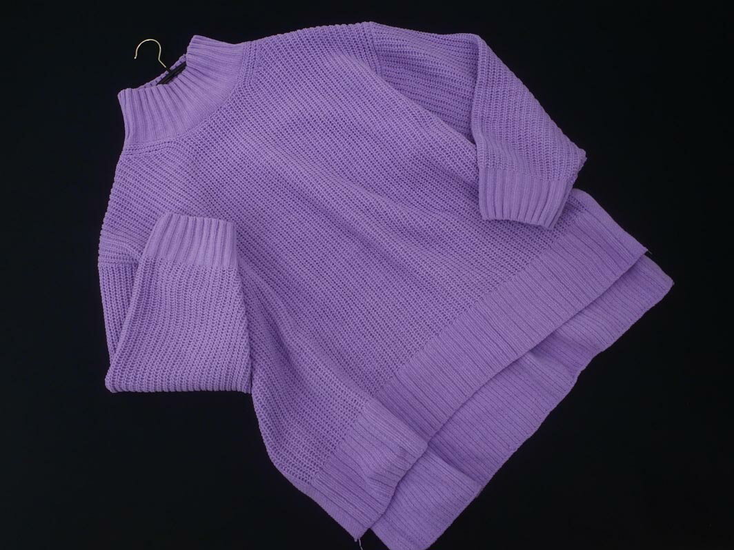 chocol raffine robe ショコラフィネローブ ハイネック ニット セーター sizeF/ラベンダー ◇■ ☆ fhb8 メンズ【USED】【中古】【古着】【ブランド古着買取・販売ABJ】(4)
