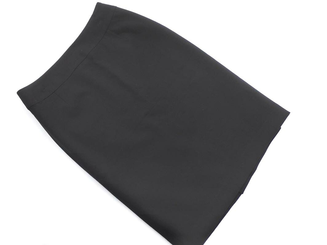 ネコポスOK NATURAL BEAUTY BASIC ナチュラルビューティーベーシック タイト スカート sizeS/黒 ■■ ☆ ffb7 レディース【USED】【中古】【古着】【ブランド古着買取・販売ABJ】