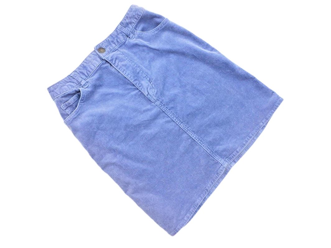 LOWRYS FARM ローリーズファーム コーデュロイ Aライン 台形 スカート sizeM/青 ◇■ ☆ ejb0 レディース【USED】【中古】【古着】【ブランド古着買取・販売ABJ】