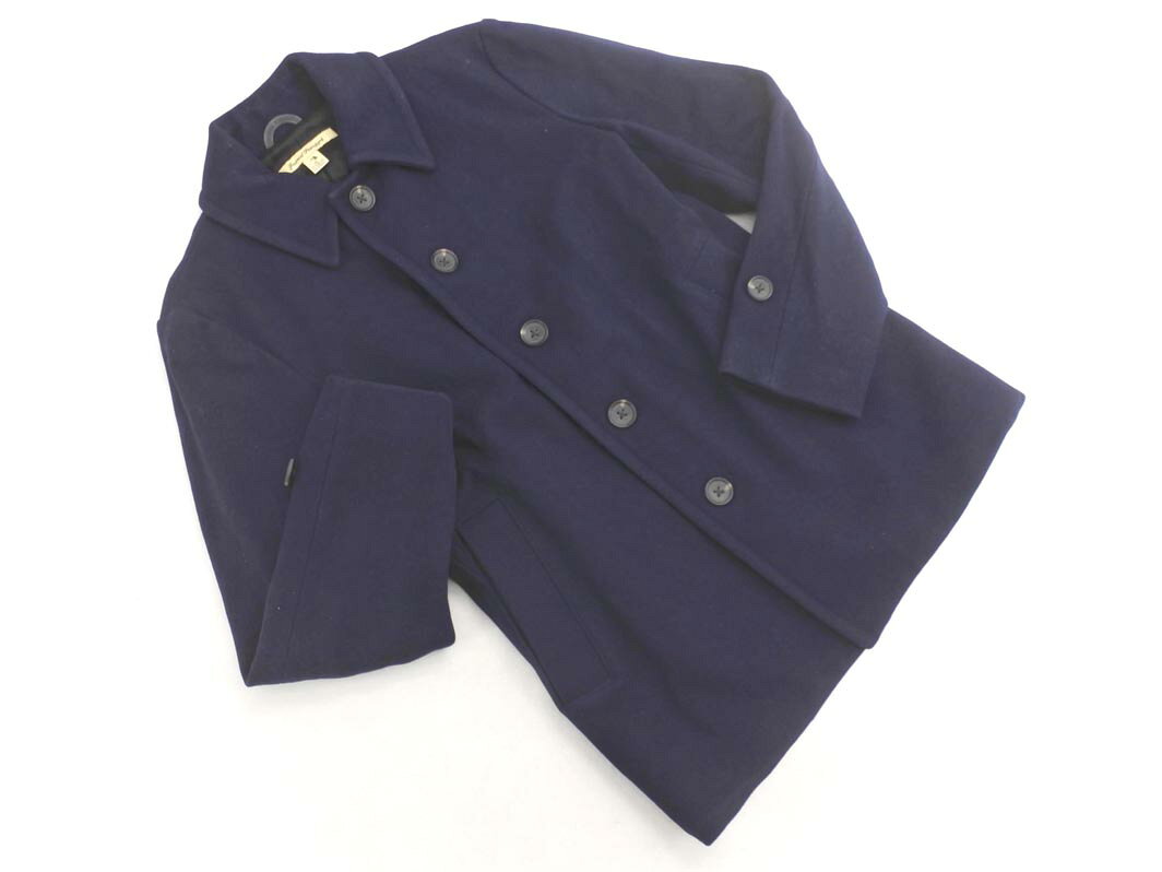 JOURNAL STANDARD ジャーナルスタンダード ウール混 コート sizeM/紺 ◇■ ☆ fla8 メンズ 裏地：あり　両袖の裏にヨゴレがございます。前面・内襟にヨゴレがございます。（各箇所のヨゴレやダメージに関しましては、写真をご参照ください）他に状態の気になる箇所はございません。全体的に見ると良い状態のお品です。 表記サイズ：M 実寸サイズ： 肩幅43cm身幅（脇下）47cm後ろ着丈（襟元より）68cm全長-袖丈60cm 紺 ★素材は画像にてご確認ください。（画像にない場合は基本的に不明となります） ネコポスについて： ネコポスOKとタイトルに記載されていない商品はネコポス対象外となっております。 →ネコポス・送料について ご注意： お品の状態に関しては個人差がありますので神経質な方はご遠慮ください。 写真の色はご覧のモニターにより実際の色や明るさ等と異なって見える場合があります。あらかじめご了承ください。 →ご注文に関してのご注意
