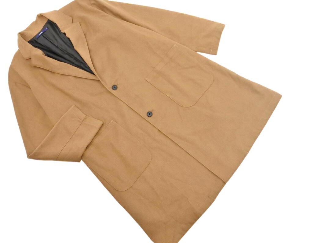 CIAOPANIC チャオパニック チェスター コート sizeM/茶 ◇■ ☆ fib7 メンズ【USED】【中古】【古着】【ブランド古着買取・販売ABJ】