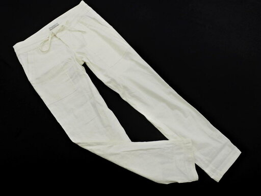 BAYFLOW ベイフロー リネン混 ストレッチ パンツ size4/白 ■◇ ☆ faa6 レディース【USED】【中古】【古着】【ブランド古着買取・販売ABJ】 BAYFLOW ベイフロー リネン混 ストレッチ パンツ size4/白 ■◇ ☆ faa6 レディース【USED】【中古】【古着】【ブランド古着買取・販売ABJ】