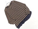 chocol raffine robe ショコラフィネローブ 異素材 ボーダー カットソー sizeF/紺xベージュ ■◆ ☆ fea1 レディース【USED】【中古】【古着】【ブランド古着買取・販売ABJ】(4)