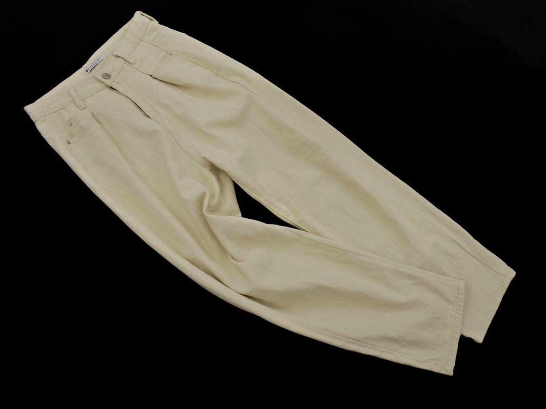 CLASSICAL ELF クラシカルエルフ タック テーパード パンツ sizeM/アイボリー ■■ ☆ fbb3 レディース【USED】【中古】【古着】【ブランド古着買取・販売ABJ】