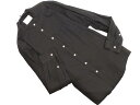 ネコポスOK URBAN RESEARCH DOORS アーバンリサーチドアーズ バンドカラー シャツ size38/黒 ■◇ ☆ feb2 メンズ【USED】...